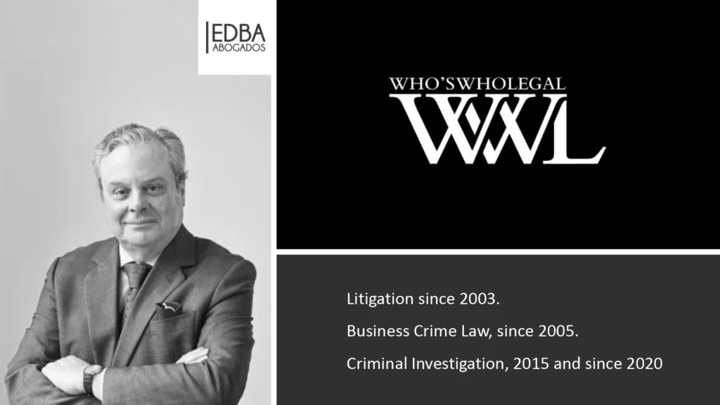 Los logros de nuestro socio director, Ernesto Díaz-Bastien, reconocido por Who's Who Legal en varias ocasiones a lo largo de los años